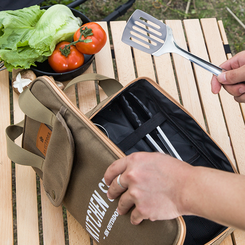 Camping Cooking Survival - 8pcs 캠핑 주방 조리기구 세트 휴대용