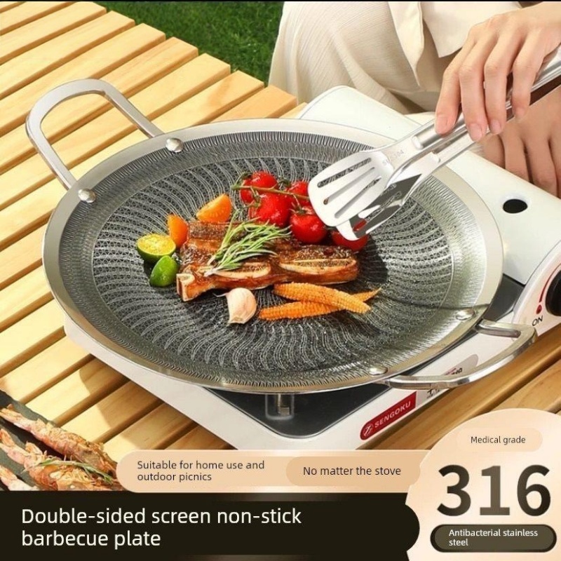 Camping Cooking Grill - 316 스테인리스 스틸 다용도 캠핑용/가정용/주방용 바베큐