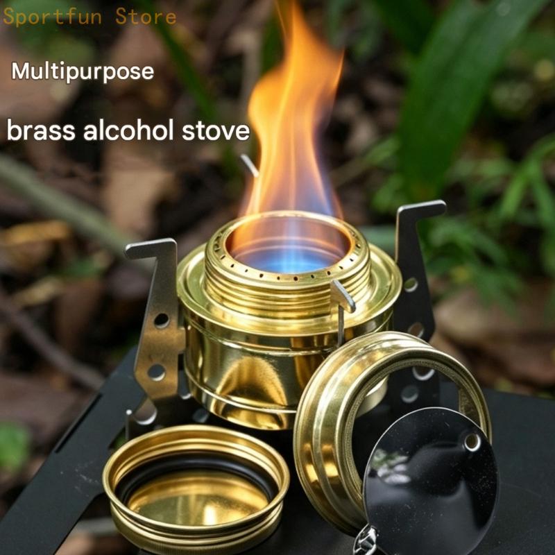 Camping Cooking Alcohol - 황동 캠프 알코올 버너 하이킹 요리용