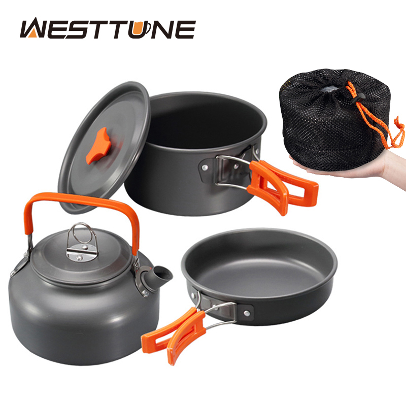 Camping Cooking Survival - WESTTUNE 캠핑 조리기구 키트 알루미늄 야외