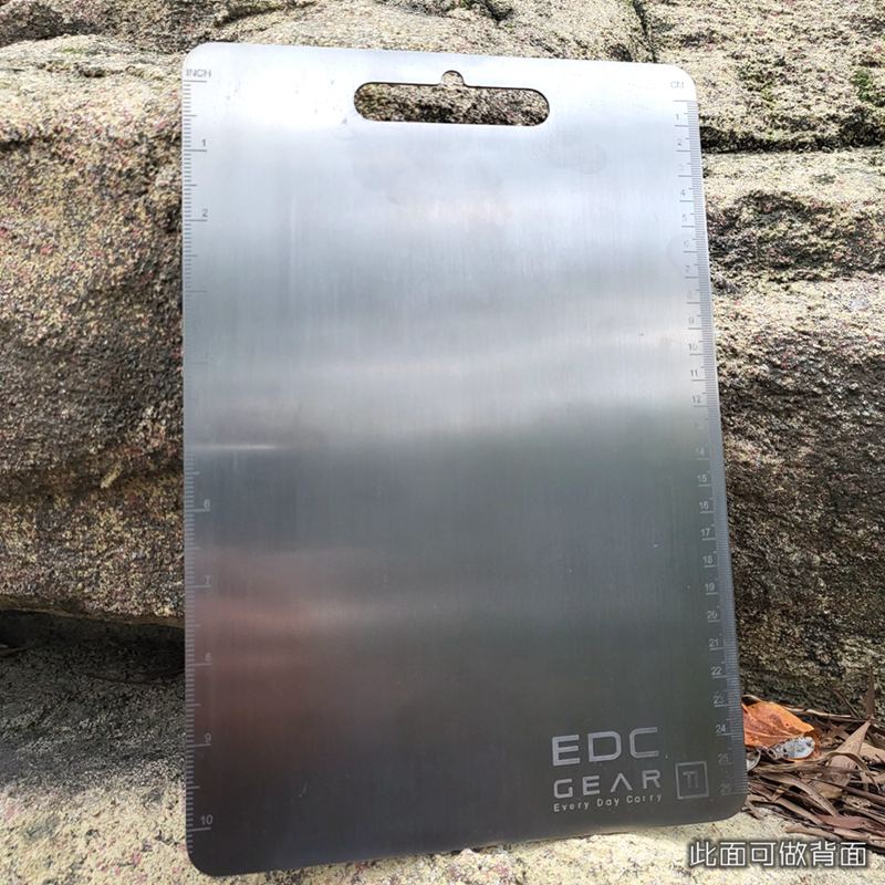 Camping Cooking Multi Tool - 두꺼운 티타늄 합금 도마, 가정 주방