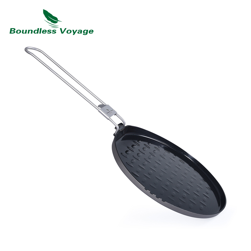 Mess Kit Titanium - Boundless Voyage 티타늄 논스틱 팬, 접이식