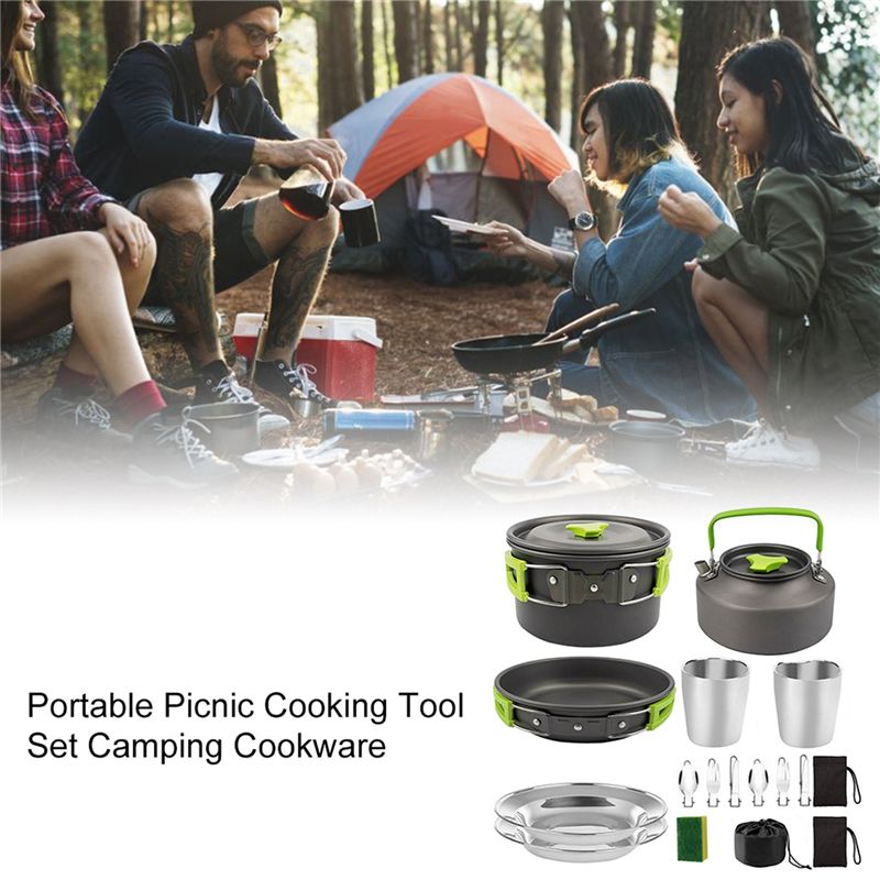 【구매자】캠핑 조리기구 휴대용 냄비 팬 컵 티포트 세트 - Camping Cooking Accessories 리뷰 및 가격