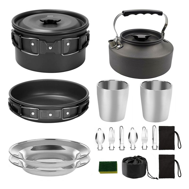 【구매자】캠핑 조리기구 휴대용 냄비 팬 컵 티포트 세트 - Camping Cooking Accessories 리뷰 및 가격