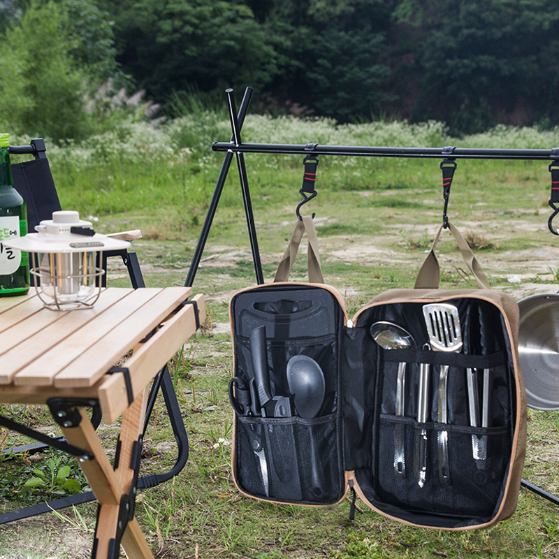 8pcs 캠핑 주방 조리기구 세트 휴대용 가방 야외 여 - Camping Cooking Survival 리뷰 및 가격