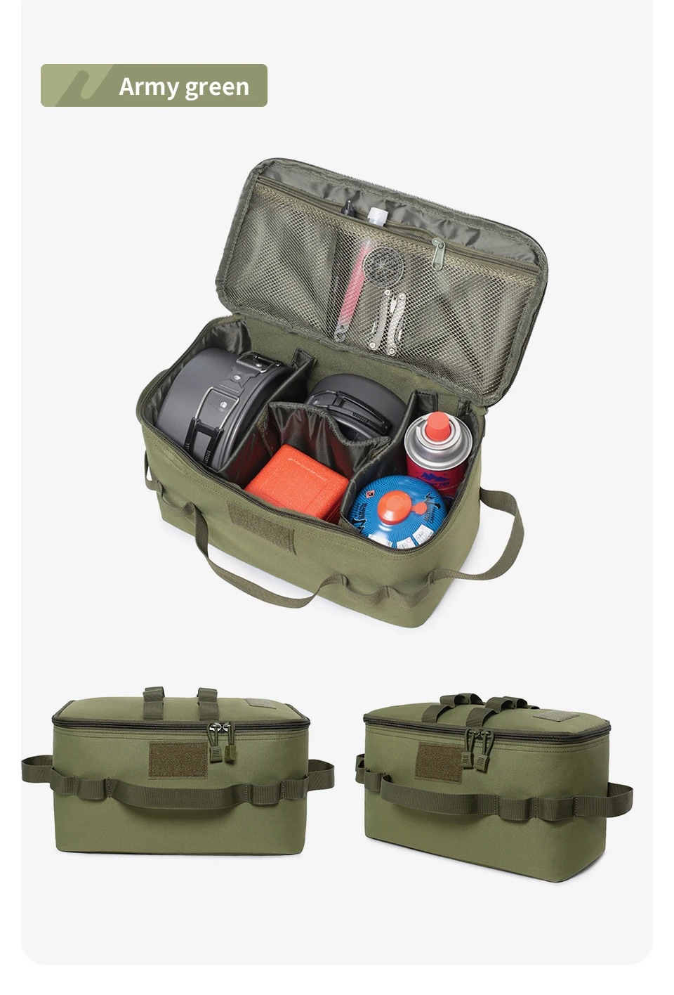 야외 캠핑 가스통 보관 가방 대용량 그라운드 네일 도구 - Camping Cooking Survival 리뷰 및 가격