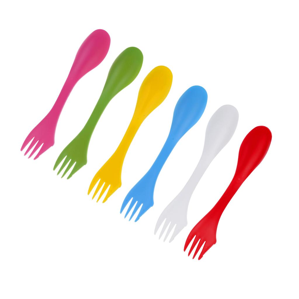 다용도 캠핑 식기 세트 플라스틱 스포크 포크 커틀러리  - Camping Cooking Multi Tool 리뷰 및 가격