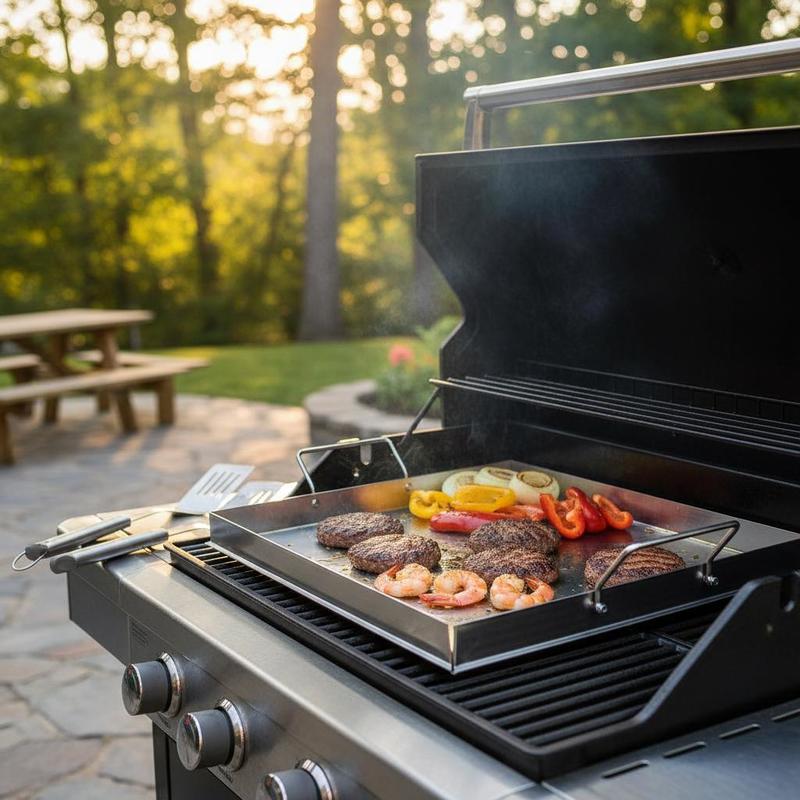 범용 플랫탑 그리들 18x16인치 캠핑, 테일게이팅 파 - Camping Cooking Grill 리뷰 및 가격