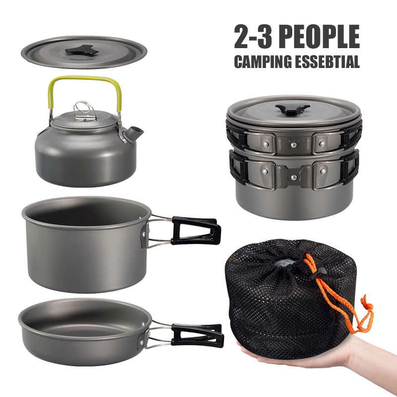 WESTTUNE 캠핑 조리기구 키트 알루미늄 야외 휴대 - Camping Cooking Survival 리뷰 및 가격
