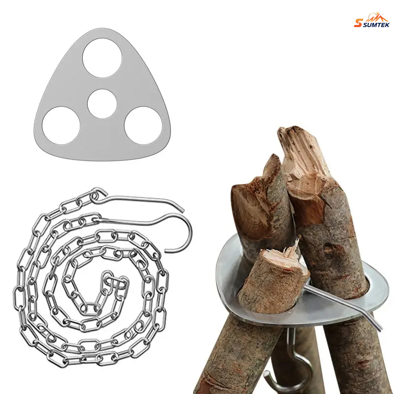 스테인레스 스틸 휴대용 캠핑 삼각대 걸이 조절 체인,  - Camping Cooking Multi Tool 리뷰 및 가격