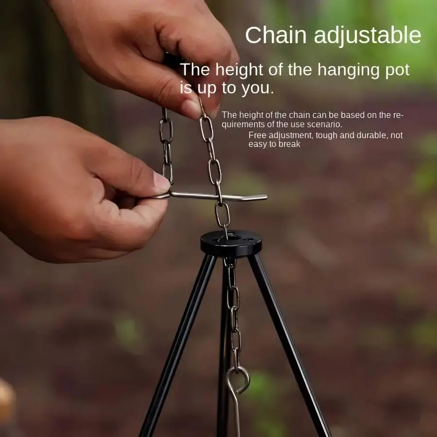 야외 대형 모닥불 삼각대 휴대용 캠핑 캠프파이어 요리  - Camping Cooking Multi Tool 리뷰 및 가격