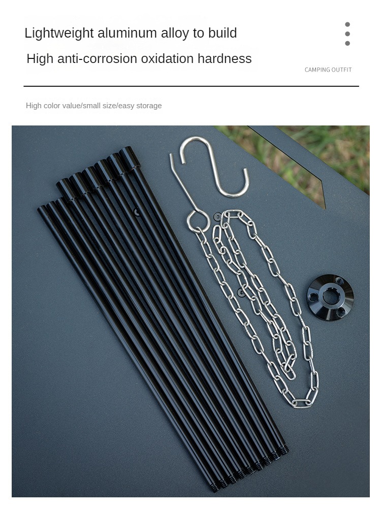 캠핑 모닥불 삼각대, 휴대용 삼각 지지대, 캠핑 모닥불 - Camping Cooking Multi Tool 리뷰 및 가격