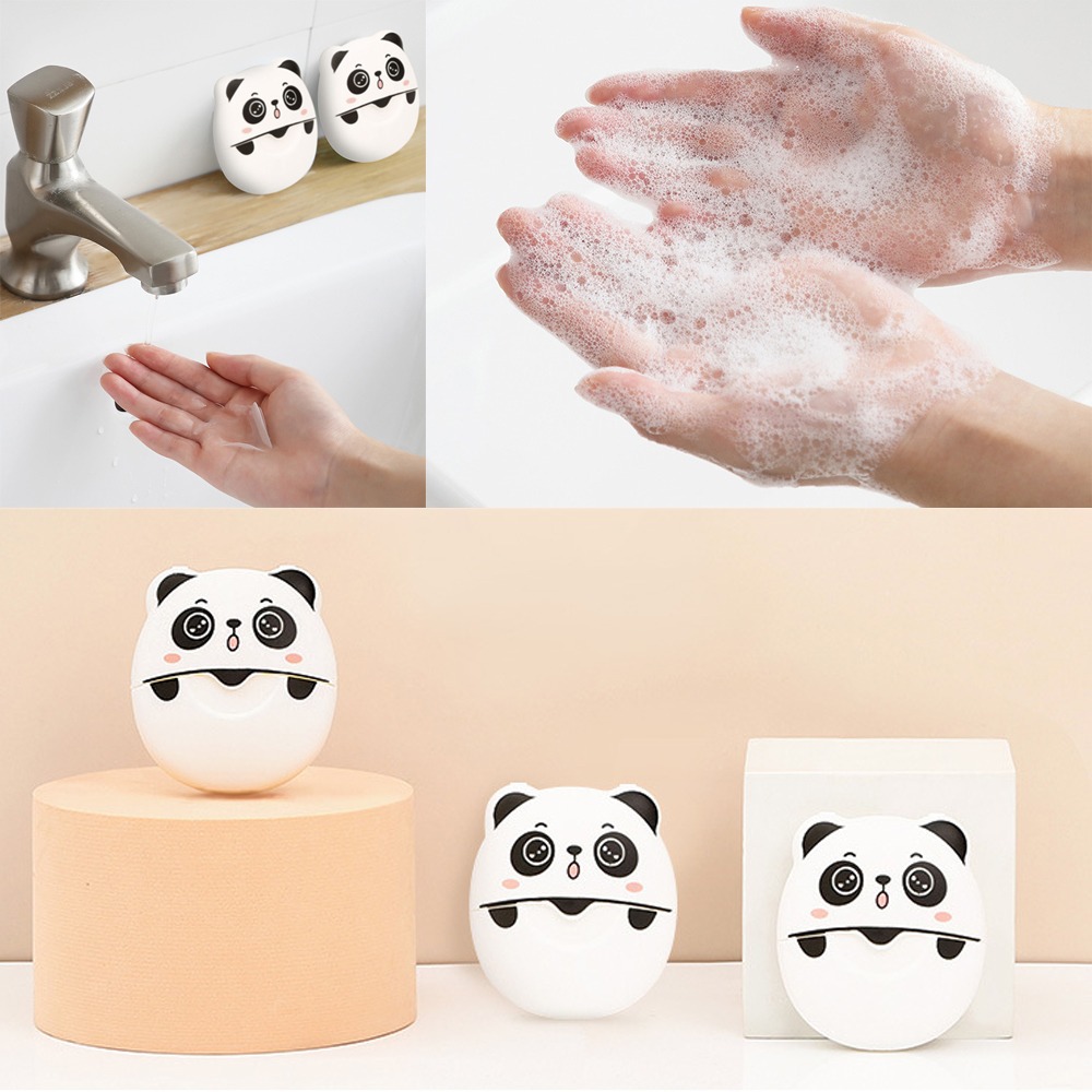 휴대용 상자 포장 팬더 비누 조각, 여행용 미니 일회용 - Biodegradable Soap Camp 리뷰 및 가격