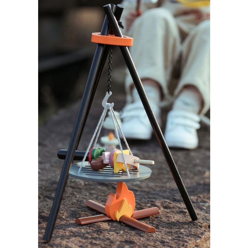 나무 캠핑 놀이 세트 어린이 야외 피크닉 바베큐 장난감 - Camping Cooking Kids 리뷰 및 가격