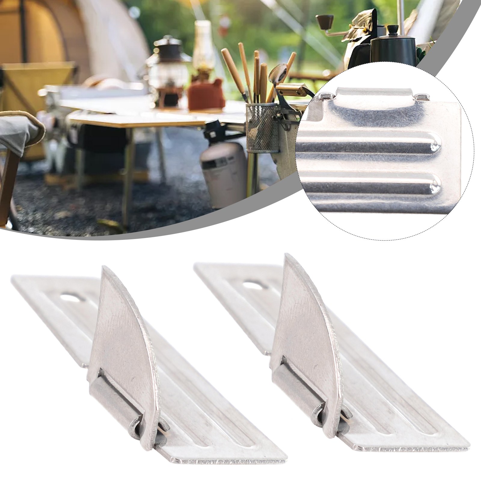 2pcs 스테인레스 스틸 미니 접이식 캔따개 병따개 휴 - Camping Cooking Multi Tool 리뷰 및 가격