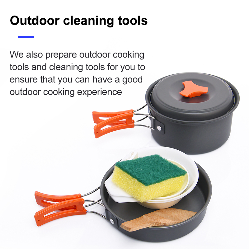Widesea 캠핑 야외 조리기구 세트 식기 요리 칼  - Camping Cooking Set With Kettle 리뷰 및 가격