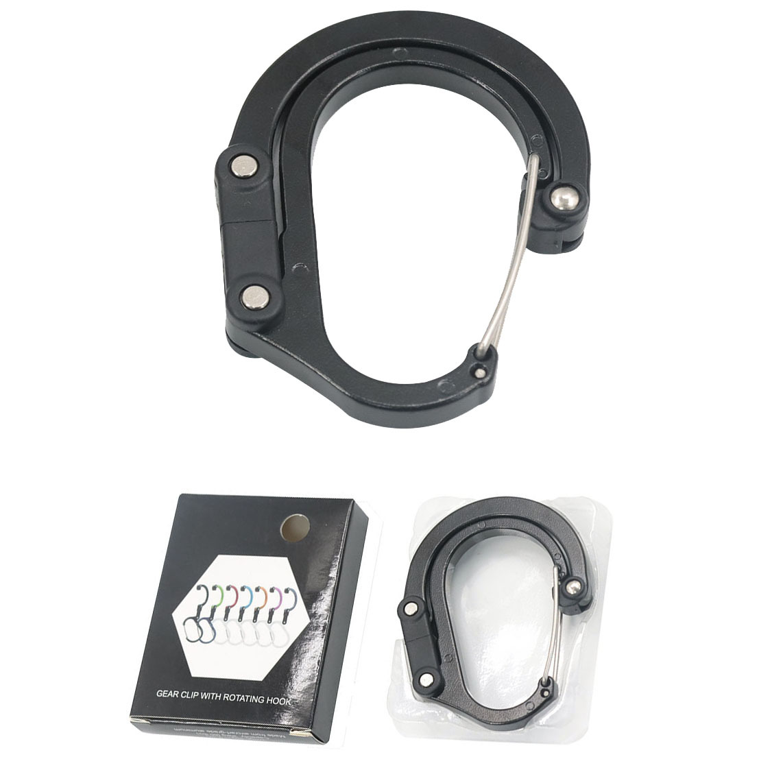 하이브리드 기어 클립 카라비너 회전 후크 클립 비잠금  - Camping Cooking Accessories 리뷰 및 가격