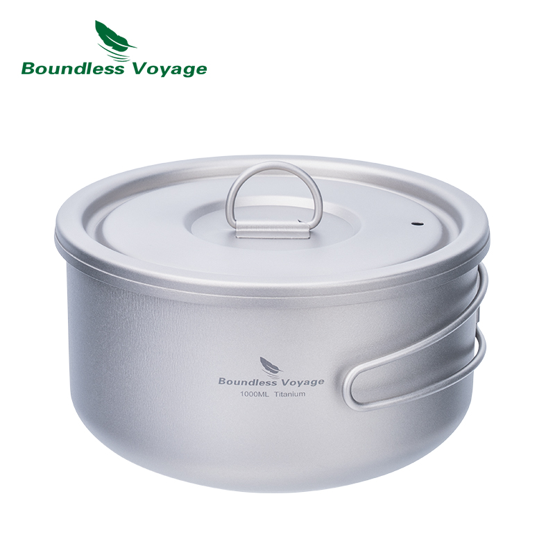 Boundless Voyage 티타늄 캠핑 냄비, 뚜껑 - Camping Cooking Accessories 리뷰 및 가격