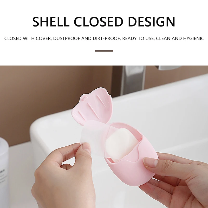 50Pcs 여행 비누 시트 휴대용 비누 종이 목욕 손  - Biodegradable Soap Camp 리뷰 및 가격