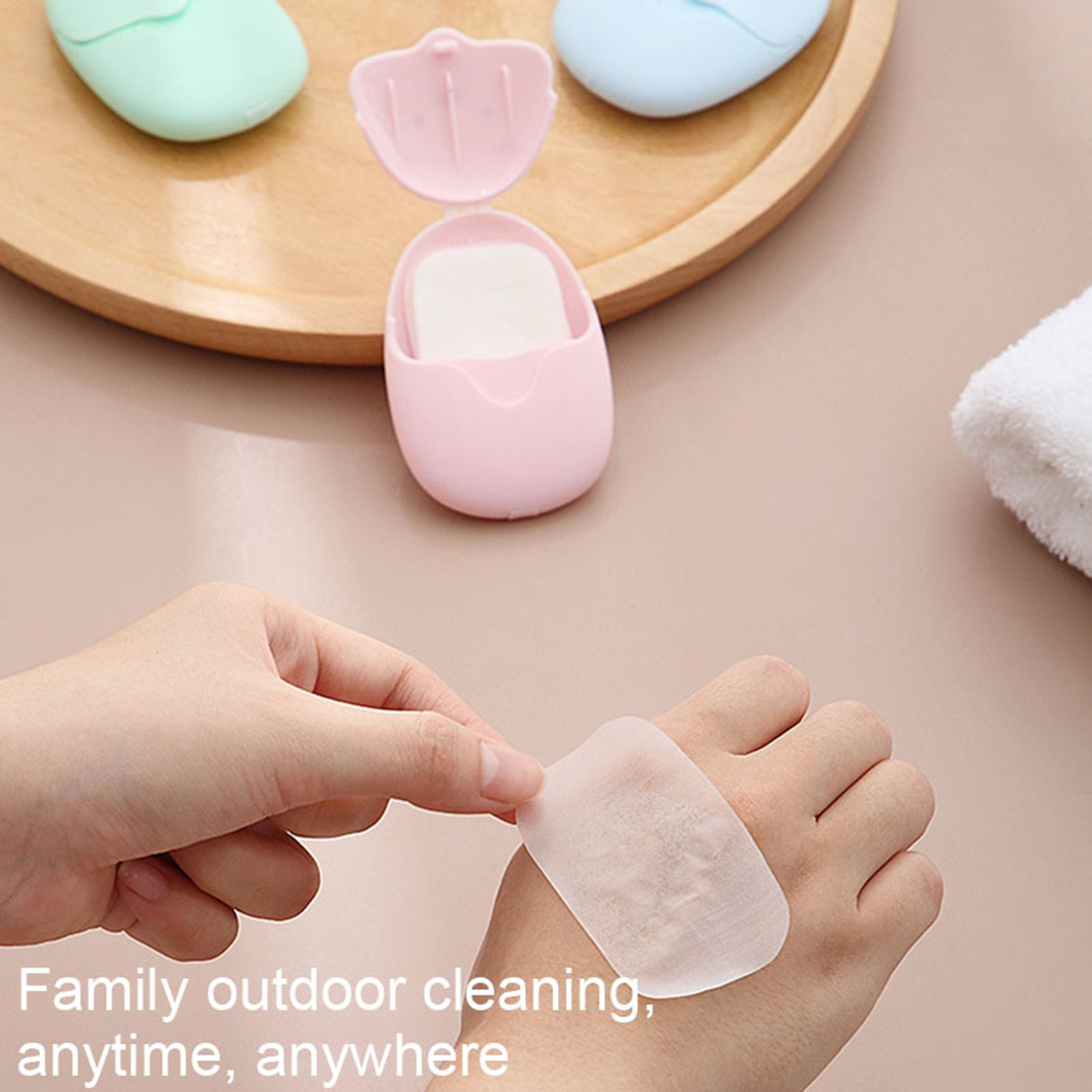 휴대용 50개 비누 타블렛 야외 손 씻기 비누 시트 캠 - Biodegradable Soap Camp 리뷰 및 가격
