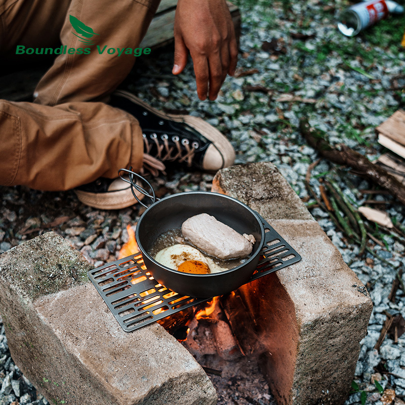 무한 항해 야외 캠핑 티타늄 숯불 바베큐 그릴 플레이트 - Camping Cooking Survival 리뷰 및 가격